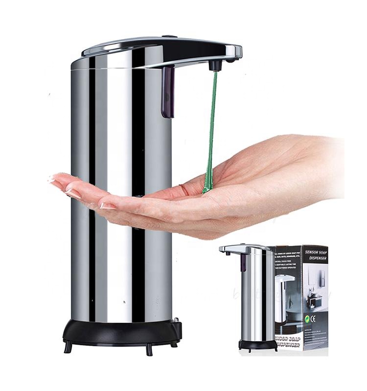 Dispensador automático de jabón liquido o gel alcoholado Stainless