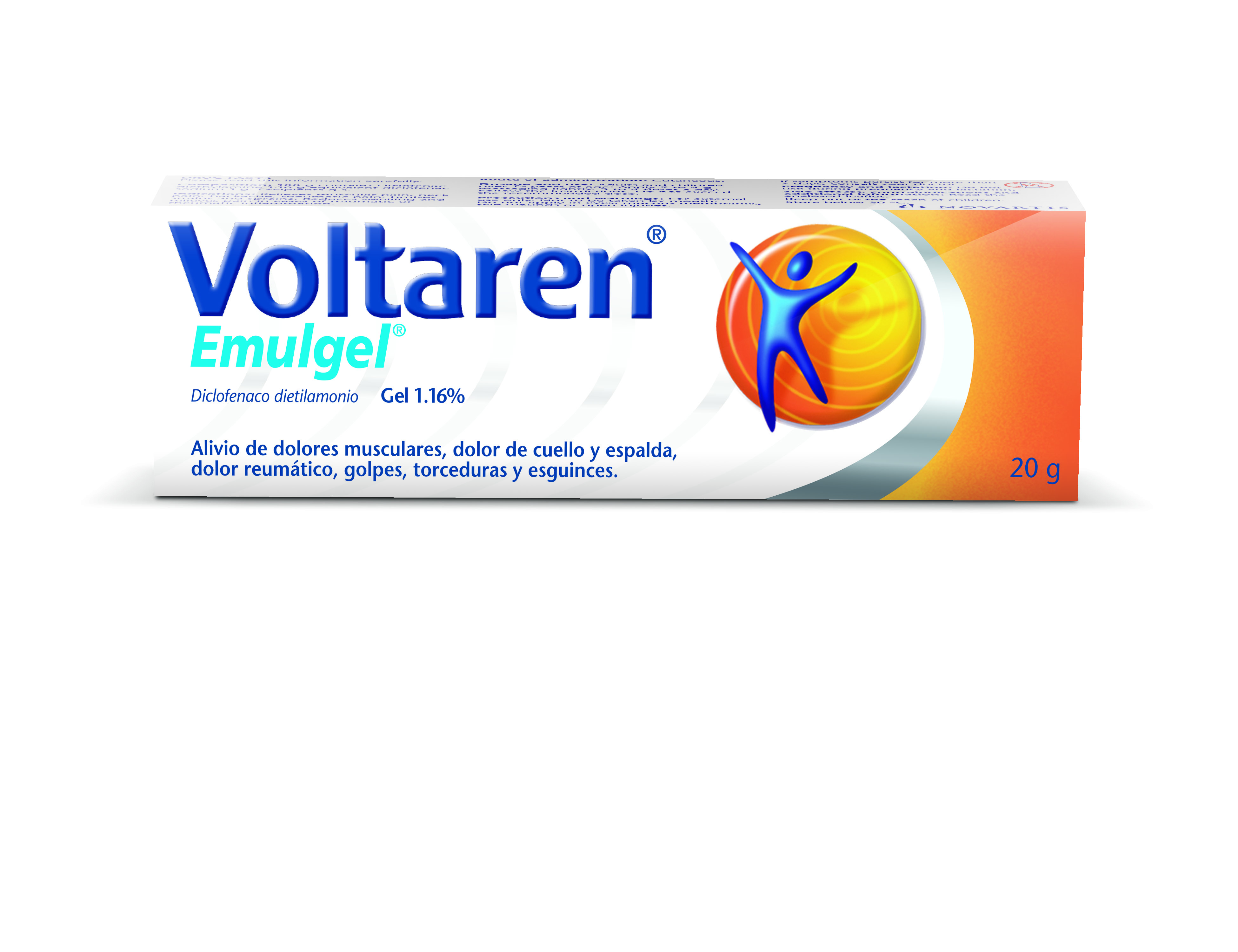 VOLTAREN EMULGEL AL 1 16 DICLOFENACO GEL USO TOPICO 20GR En