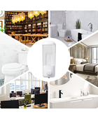 Venta de Dispensador de jabón manual de 500ml para montar en la pared para champú, loción y mucho más en Panamá. A sólo $4. Entrega gratis. Garantía Mercologo.