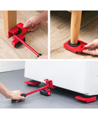 Venta de Juego de herramientas móviles de 5 piezas para levantar muebles, peso máximo de carga 330 libras en Panamá. A sólo $7.99. Entrega gratis. Garantía Mercologo.