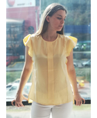 Venta de Blusa de seda lisa - LM Karishma en Panamá. A sólo $20. Entrega gratis. Garantía Mercologo.