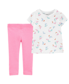 Venta de Conjunto de Leggings Capri con camiseta estampada en Panamá. A sólo $19.68. Entrega gratis. Garantía Mercologo.