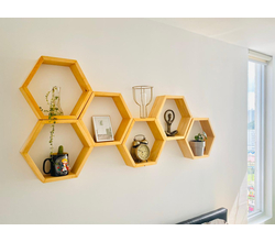 Venta de Repisa Hexagonal en Panamá. A sólo $10. Entrega gratis. Garantía Mercologo.