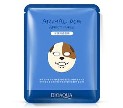 Venta de Sheet Mask con estampado de perro (Bioaqua) en Panamá. A sólo $2.99. Entrega gratis. Garantía Mercologo.