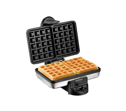 Venta de WAFLERA TIPO BELGA  ACERO INOXIDABLE ANTIADHERENTE | COLOR PLATEADO | HAMILTON BEACH en Panamá. A sólo $29.99. Entrega gratis. Garantía Mercologo.
