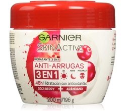 Venta de GARNIER SKINACTIVE | CREMA ANTI ARRUGAS | DÍA NOCHE MASCARILLA | GOJI BERRY + ARÁNDANO | 200ML en Panamá. A sólo $10.45. Entrega gratis. Garantía Mercologo.
