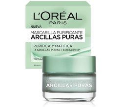 Venta de L'OREAL SKIN EXPERT | ARCILLAS PURAS | MASCARILLA PURIFICANTE | 40GR en Panamá. A sólo $12.93. Entrega gratis. Garantía Mercologo.
