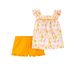 Venta de Conjunto de camiseta de jirafa y pantalón corto en Panamá. A sólo $19.68. Entrega gratis. Garantía Mercologo.