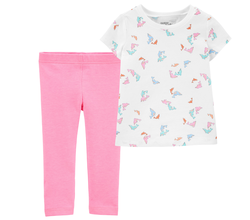 Venta de Conjunto de Leggings Capri con camiseta estampada en Panamá. A sólo $19.68. Entrega gratis. Garantía Mercologo.