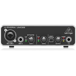 Venta de Behringer U-PHORIA UMC22 Interface de Audio en Panamá. A sólo $99. Entrega gratis. Garantía Mercologo.