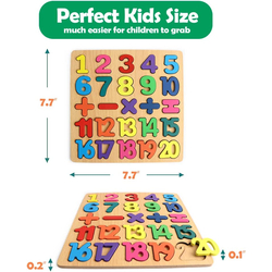 Venta de Rompecabezas de madera para niños pequeños, con forma de número del alfabeto ABC, rompecabezas 3 en 1, bloques educativos, juguetes de tablero en Panamá. A sólo $9.99. Entrega gratis. Garantía Mercologo.