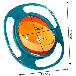 Venta de 360 – Cuenco giratorio resistente a derrames con tapa, plato antiderrame para niños en Panamá. A sólo $9.99. Entrega gratis. Garantía Mercologo.