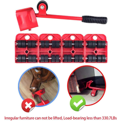 Venta de Juego de herramientas móviles de 5 piezas para levantar muebles, peso máximo de carga 330 libras en Panamá. A sólo $7.99. Entrega gratis. Garantía Mercologo.