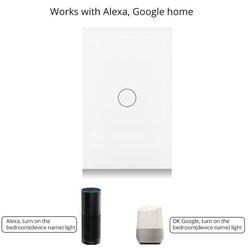 Venta de Interruptor WIFI Táctil de 1 Botón en Panamá. A sólo $19.99. Entrega gratis. Garantía Mercologo.