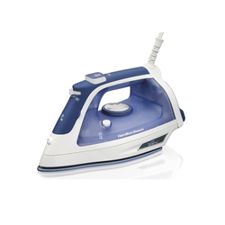 Venta de PLANCHA PARA ROPA AL VAPOR SUELA DURATHON | COLOR AZUL| HAMILTON BEACH en Panamá. A sólo $37.99. Entrega gratis. Garantía Mercologo.