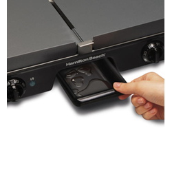 Venta de PLANCHA / PARRILLA  DE ASAR ELECTRICA CON PLACAS DESMONTABLES Y REVERSIBLES  1400W | HAMILTON BEACH en Panamá. A sólo $80. Entrega gratis. Garantía Mercologo.