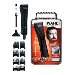 Venta de CORTADORA DE CABELLO Y BARBA CON ESTUCHE Y 12 ACCESORIOS | WAHL en Panamá. A sólo $35.99. Entrega gratis. Garantía Mercologo.