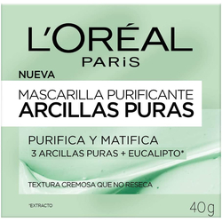 Venta de L'OREAL SKIN EXPERT | ARCILLAS PURAS | MASCARILLA PURIFICANTE | 40GR en Panamá. A sólo $12.93. Entrega gratis. Garantía Mercologo.