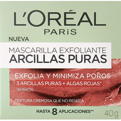 Venta de L'OREAL SKIN EXPERT | ARCILLAS PURAS | MASCARILLA EXFOLIANTE | 40GR en Panamá. A sólo $12.93. Entrega gratis. Garantía Mercologo.