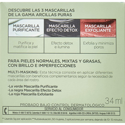 Venta de L'OREAL SKIN EXPERT | ARCILLAS PURAS | MASCARILLA EXFOLIANTE | 40GR en Panamá. A sólo $12.93. Entrega gratis. Garantía Mercologo.