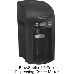 Venta de CAFETERA 6 TAZAS DE CAPACIDAD DISPENSADOR PROGRAMABLE |COLOR NEGRO| HAMILTON BEACH en Panamá. A sólo $44.99. Entrega gratis. Garantía Mercologo.