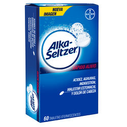 Venta de ALKA-SELTZER | EFERVECENTE | CAJA DE 60 UNIDADES en Panamá. A sólo $13.73. Entrega gratis. Garantía Mercologo.