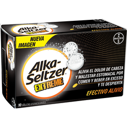 Venta de ALKA-SELTZER EXTREME | EFERVECENTE | CAJA DE 10 UNIDADES en Panamá. A sólo $3.36. Entrega gratis. Garantía Mercologo.
