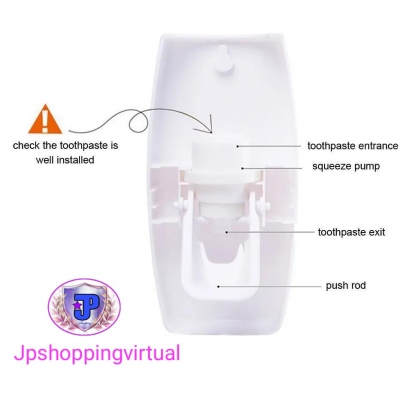 Venta de Dispensador de pasta dental y organizador de cepillos dentales en Panamá. A sólo $6. Entrega gratis. Garantía Mercologo.