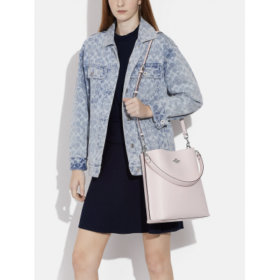 Venta de CARTERA COACH ROSADA | MOLLIE BUCKET BAG (COACH CA214) SILVER/ICE PINK en Panamá. A sólo $219.99. Entrega gratis. Garantía Mercologo.