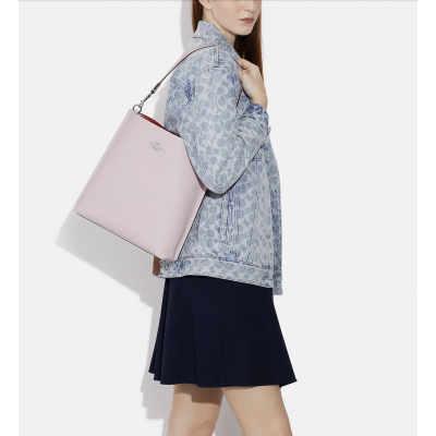 Venta de CARTERA COACH ROSADA | MOLLIE BUCKET BAG (COACH CA214) SILVER/ICE PINK en Panamá. A sólo $219.99. Entrega gratis. Garantía Mercologo.