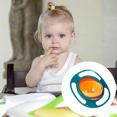 Venta de 360 – Cuenco giratorio resistente a derrames con tapa, plato antiderrame para niños en Panamá. A sólo $9.99. Entrega gratis. Garantía Mercologo.