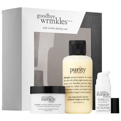 Venta de Miracle Worker Goodbye Wrinkles Trial Set (Philosophy) en Panamá. A sólo $32.99. Entrega gratis. Garantía Mercologo.