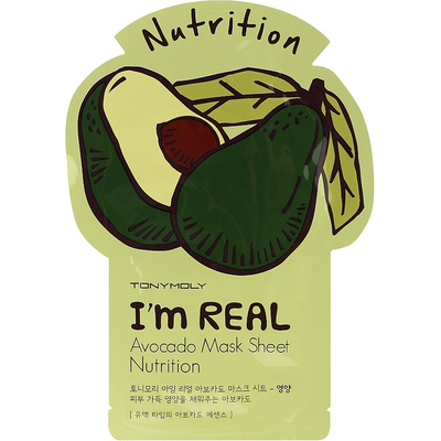 Venta de Sheet Mask I'm REAL - Avocado  (TonyMoly) en Panamá. A sólo $3.99. Entrega gratis. Garantía Mercologo.