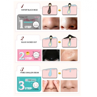 Venta de 3 Steps para eliminar puntos negros (Bioaqua) en Panamá. A sólo $2.99. Entrega gratis. Garantía Mercologo.