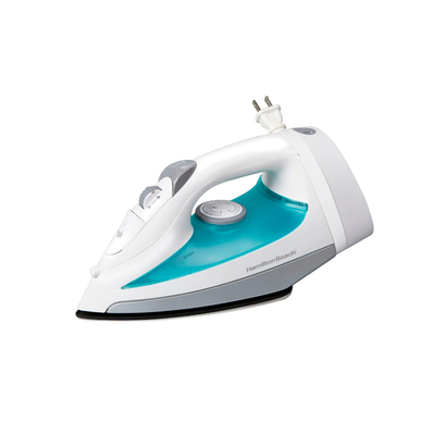 Venta de PLANCHA PARA ROPA CON CABLE RETRACTIL | COLOR TURQUESA | HAMILTON BEACH en Panamá. A sólo $32.99. Entrega gratis. Garantía Mercologo.