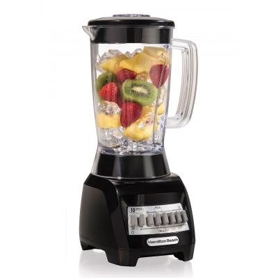 Venta de LICUADORA JARRA PLASTICA | COLOR NEGRO | DE 10 VELOCIDADES, 500 WATTS | HAMILTON BEACH en Panamá. A sólo $34.99. Entrega gratis. Garantía Mercologo.