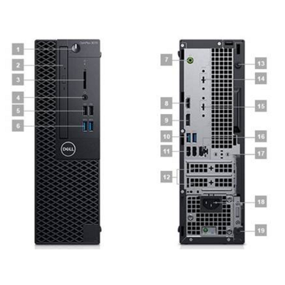 Venta de KIT Computadora Dell OptiPlex 3070 Core i3 9100/ Monitor HP de 18.5", full HD, Impresora multifuncional, Teclado y Mouse Inalambrico+mousepad en Panamá. A sólo $799. Entrega gratis. Garantía Mercologo.