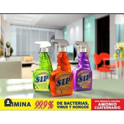 Venta de DESINFECTANTE SIP MULTIPROPOSITO NARANJA | 925ML en Panamá. A sólo $2.8. Entrega gratis. Garantía Mercologo.