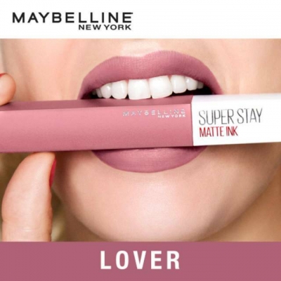Venta de MAYBELLINE | SUPER STAY MATTE INK | 15 LOVER | LÁPIZ LABIAL LIQUIDO MATE en Panamá. A sólo $10.66. Entrega gratis. Garantía Mercologo.