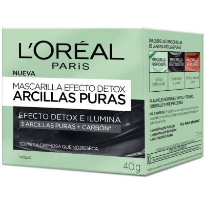 Venta de L'OREAL SKIN EXPERT | ARCILLAS PURAS | MASCARILLA EFECTO DETOX | 40GR en Panamá. A sólo $12.93. Entrega gratis. Garantía Mercologo.