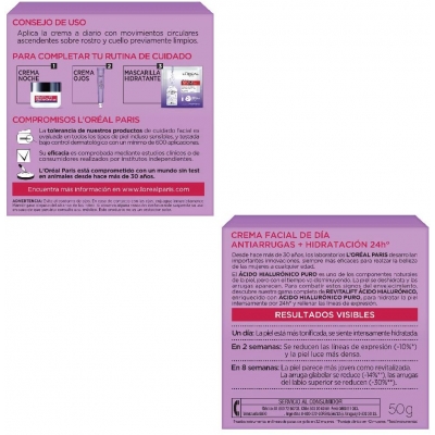 Venta de L'OREAL SKIN EXPERT | REVITALIFT ÁCIDO HIALURÓNICO | CUIDADO DÍA | 50ML en Panamá. A sólo $18.89. Entrega gratis. Garantía Mercologo.