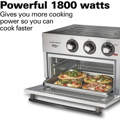 Venta de HORNO AIR FRIER 6 FUNCIONES | 1800 WATTS | HAMILTON BEACH en Panamá. A sólo $169.99. Entrega gratis. Garantía Mercologo.