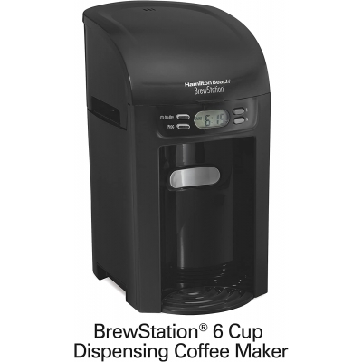 Venta de CAFETERA 6 TAZAS DE CAPACIDAD DISPENSADOR PROGRAMABLE |COLOR NEGRO| HAMILTON BEACH en Panamá. A sólo $44.99. Entrega gratis. Garantía Mercologo.