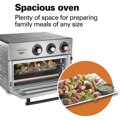 Venta de HORNO AIR FRIER 6 FUNCIONES | 1800 WATTS | HAMILTON BEACH en Panamá. A sólo $169.99. Entrega gratis. Garantía Mercologo.