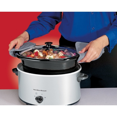 Venta de OLLA DE COCCIÓN LENTA /SLOW COOKER 5QT RECIPIENTE CERAMICA | COLOR NEGRO CON PLATEADO | HAMILTON BEACH en Panamá. A sólo $39.99. Entrega gratis. Garantía Mercologo.