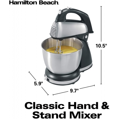 Venta de BATIDORA DE PEDESTAL 6 VELOCIDADES | COLOR ROJO/CROMADO | HAMILTON BEACH en Panamá. A sólo $49.99. Entrega gratis. Garantía Mercologo.