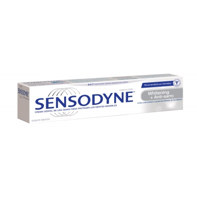 Venta de PASTA DE DIENTE | SENSODYNE WHITENING + ANTISARRO | 113gr en Panamá. A sólo $7.34. Entrega gratis. Garantía Mercologo.