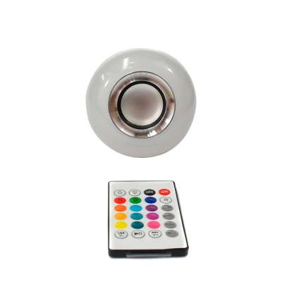Venta de Bombillo LED con bocina bluetooth 6W y control remoto en Panamá. A sólo $11.75. Entrega gratis. Garantía Mercologo.
