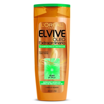 Venta de L'OREAL PARIS | ELVIVE | OLEO EXTRAORDINARIO RIZOS | SHAMPOO 400ML en Panamá. A sólo $7.81. Entrega gratis. Garantía Mercologo.