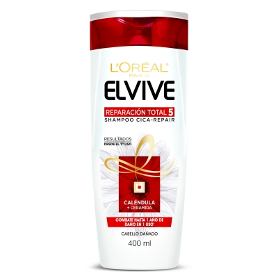 Venta de L'OREAL PARIS | ELVIVE | REPARACION TOTAL 5 | SHAMPOO 400ML en Panamá. A sólo $7.81. Entrega gratis. Garantía Mercologo.